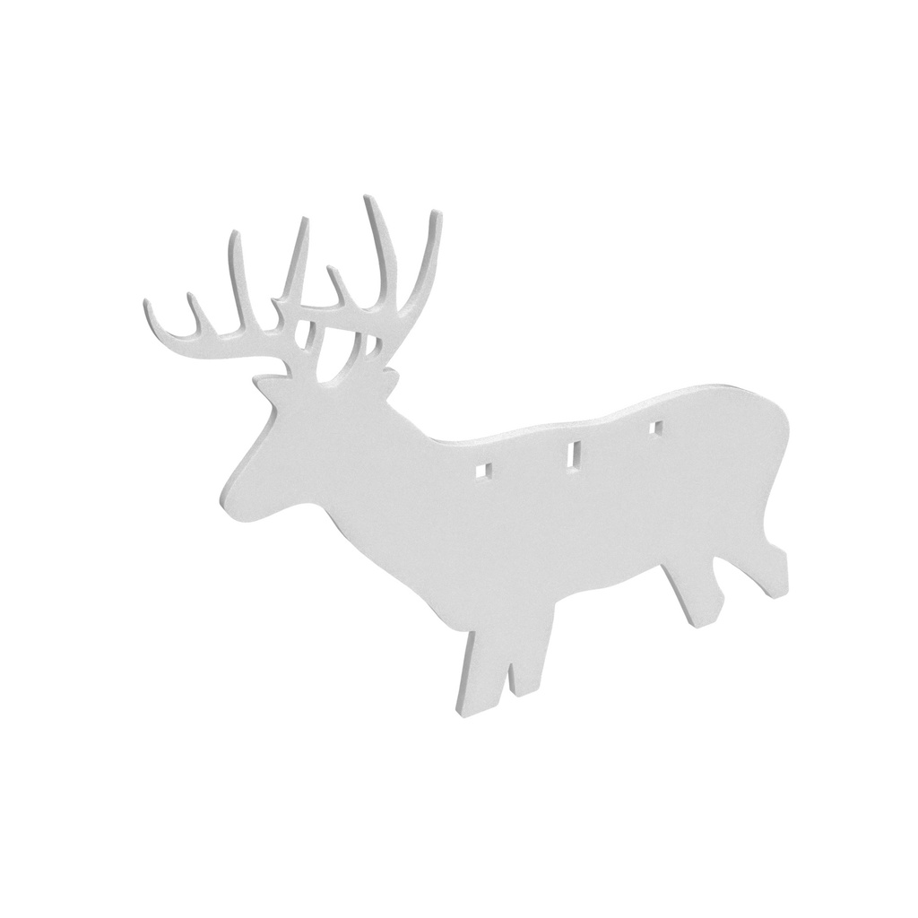 Birchwood Casey B/C AR500 3/8" SILHOUETTE DEER WHITE