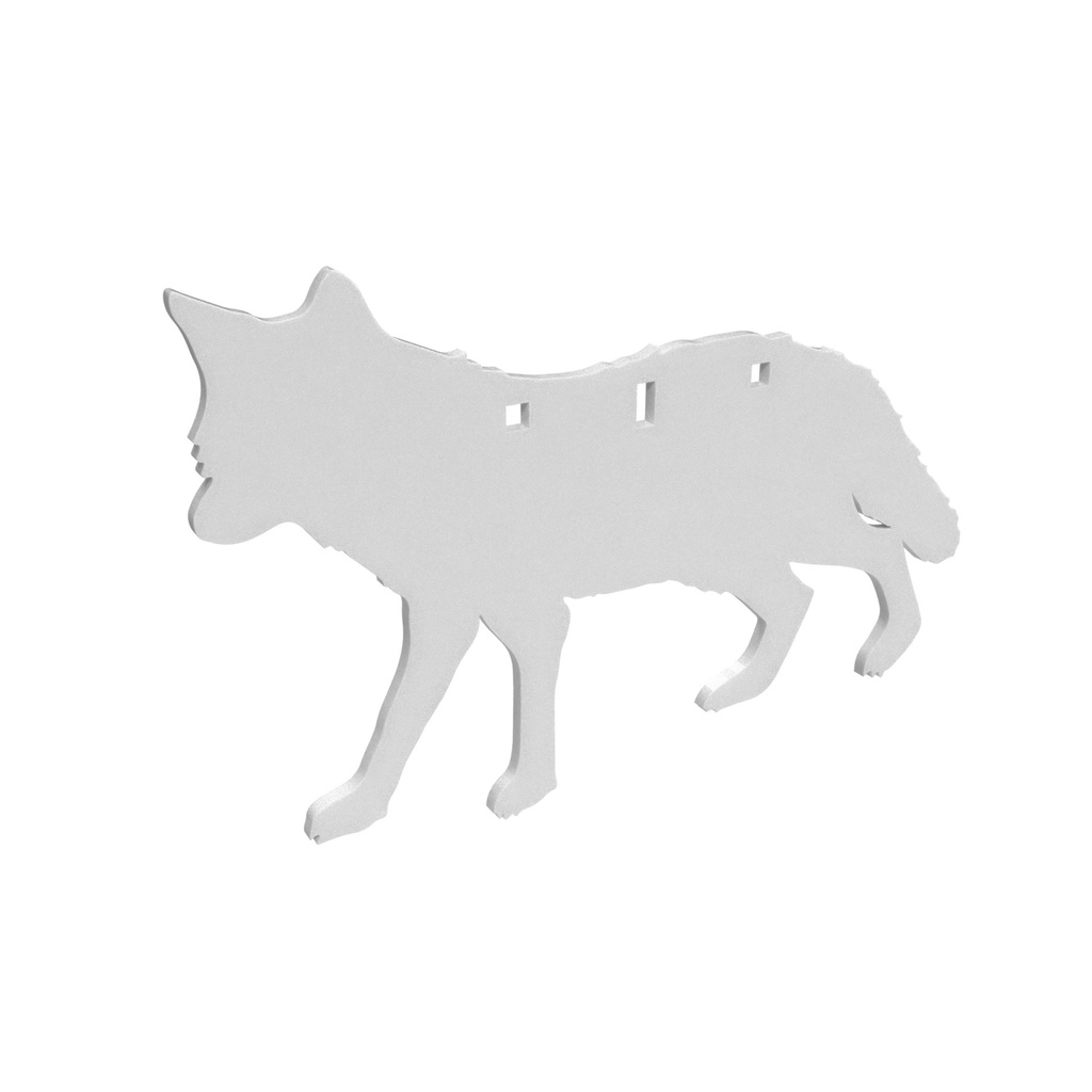Birchwood Casey B/C AR500 3/8" SILHOUETTE COYOTE WHT
