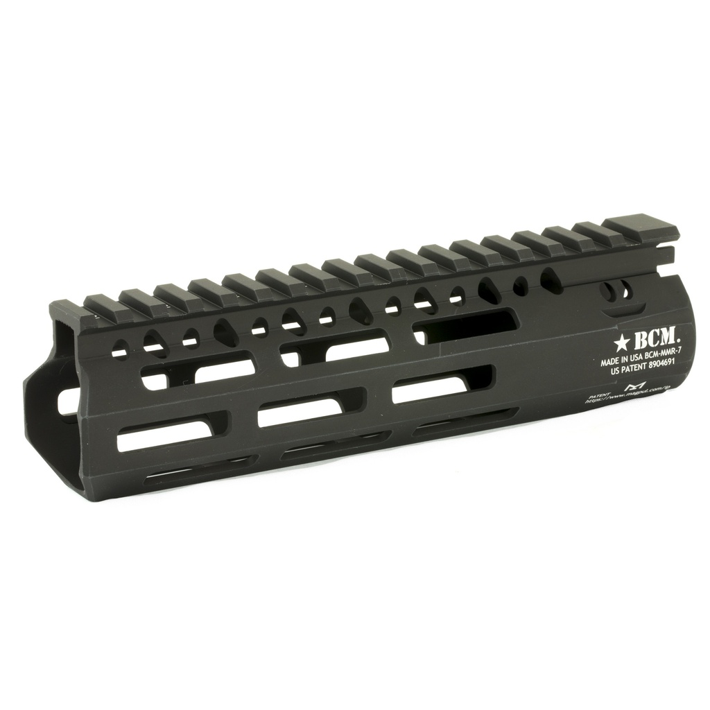Bravo Company BCM GUNFTR MCMR RAIL 556 7" BLACK MLOK