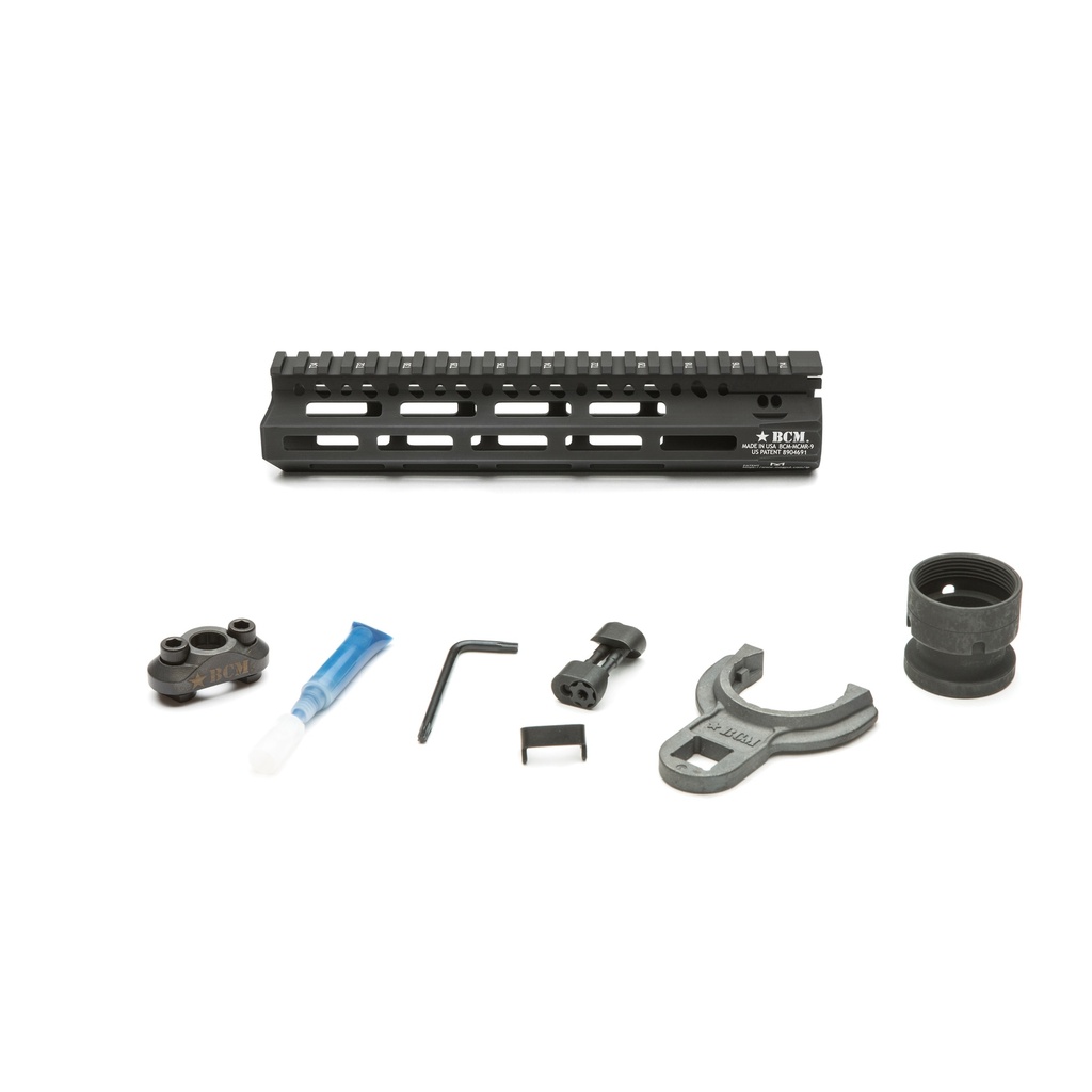 Bravo Company BCM GUNFTR MCMR RAIL 556 9" BLK MLOK