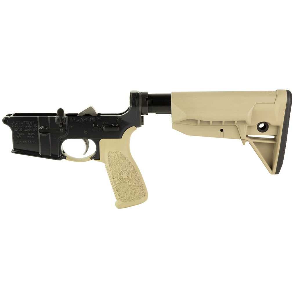 Bravo Company BCM CMPLT LWR W/SOPMOD 0 WB FDE BLEM