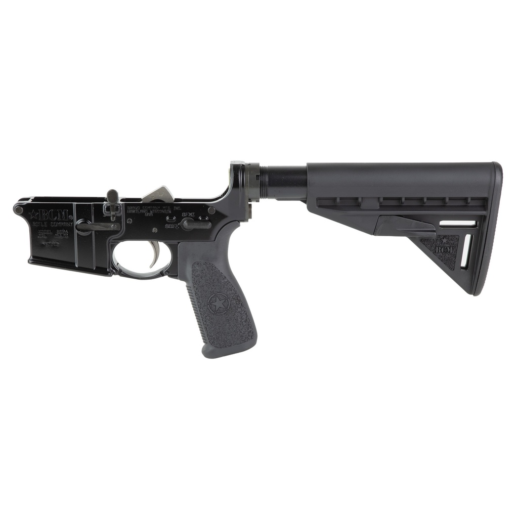 Bravo Company BCM CMPLT LWR W/BCM STK MD 3 BK BLEM