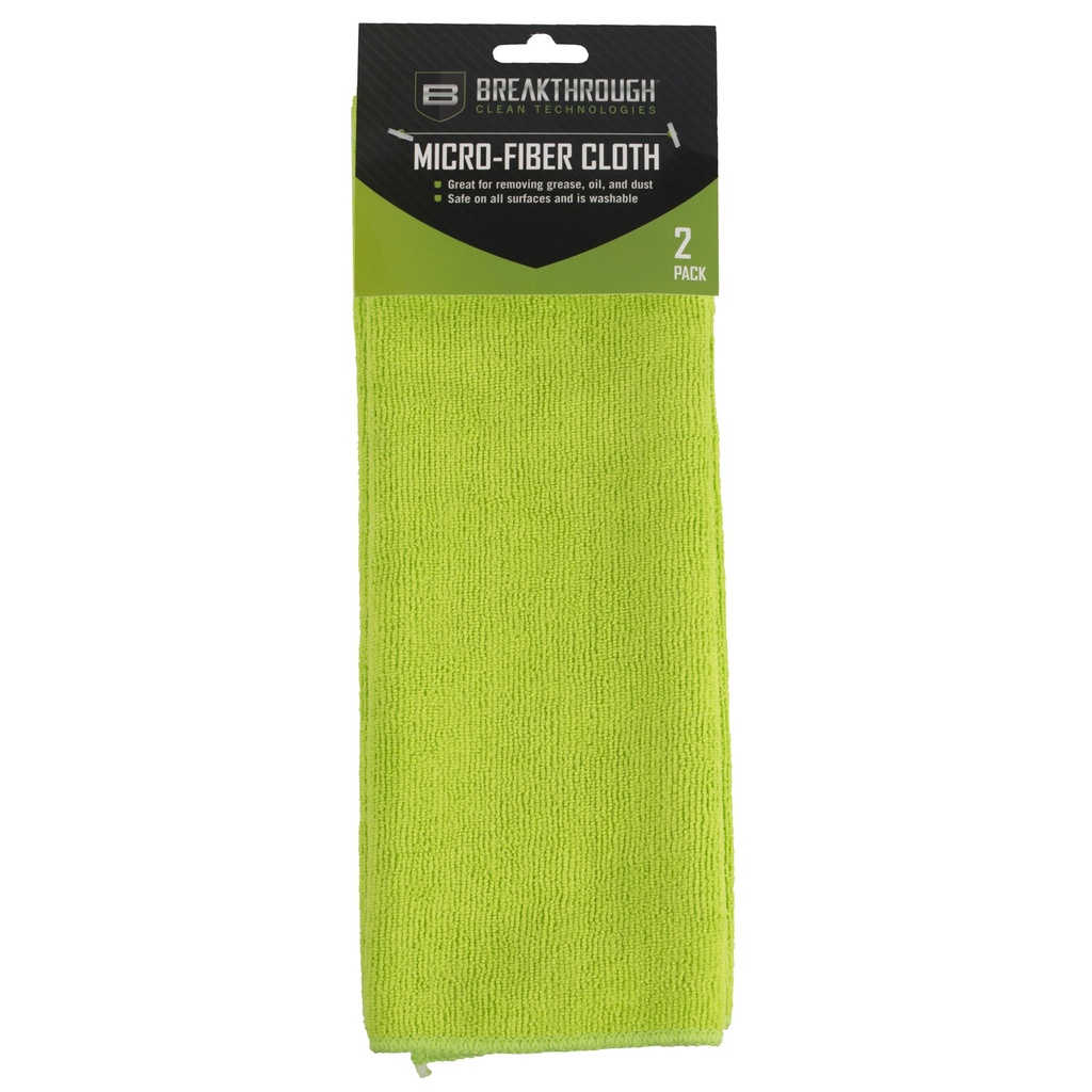 Breakthrough Clean Technologies BCT MICROFIBER TOWEL 2PK GR