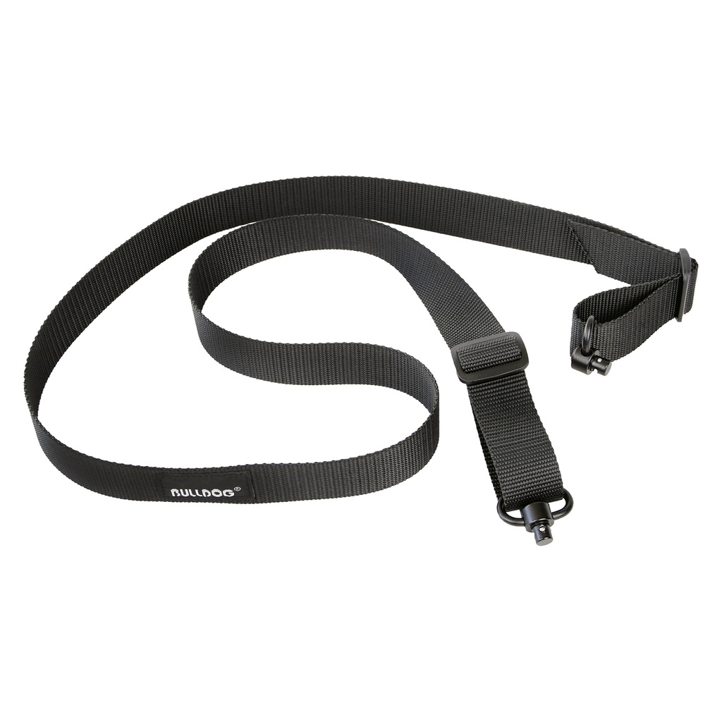 BULLDOG SP SLING W/QD SWIVELS BLK