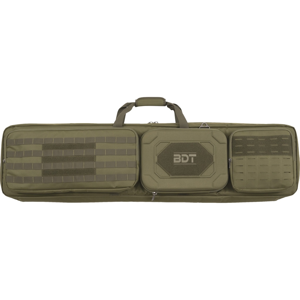BULLDOG DBL SUPRSSR RIFLE BAG 48" GREEN