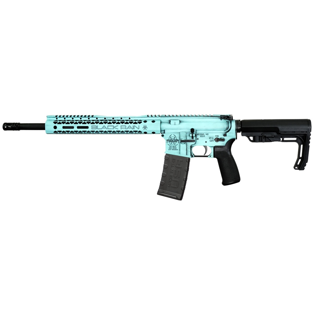 Black Rain Ordnance BRO SPEC+ 556NATO 16" 30RD FUSN BLUE
