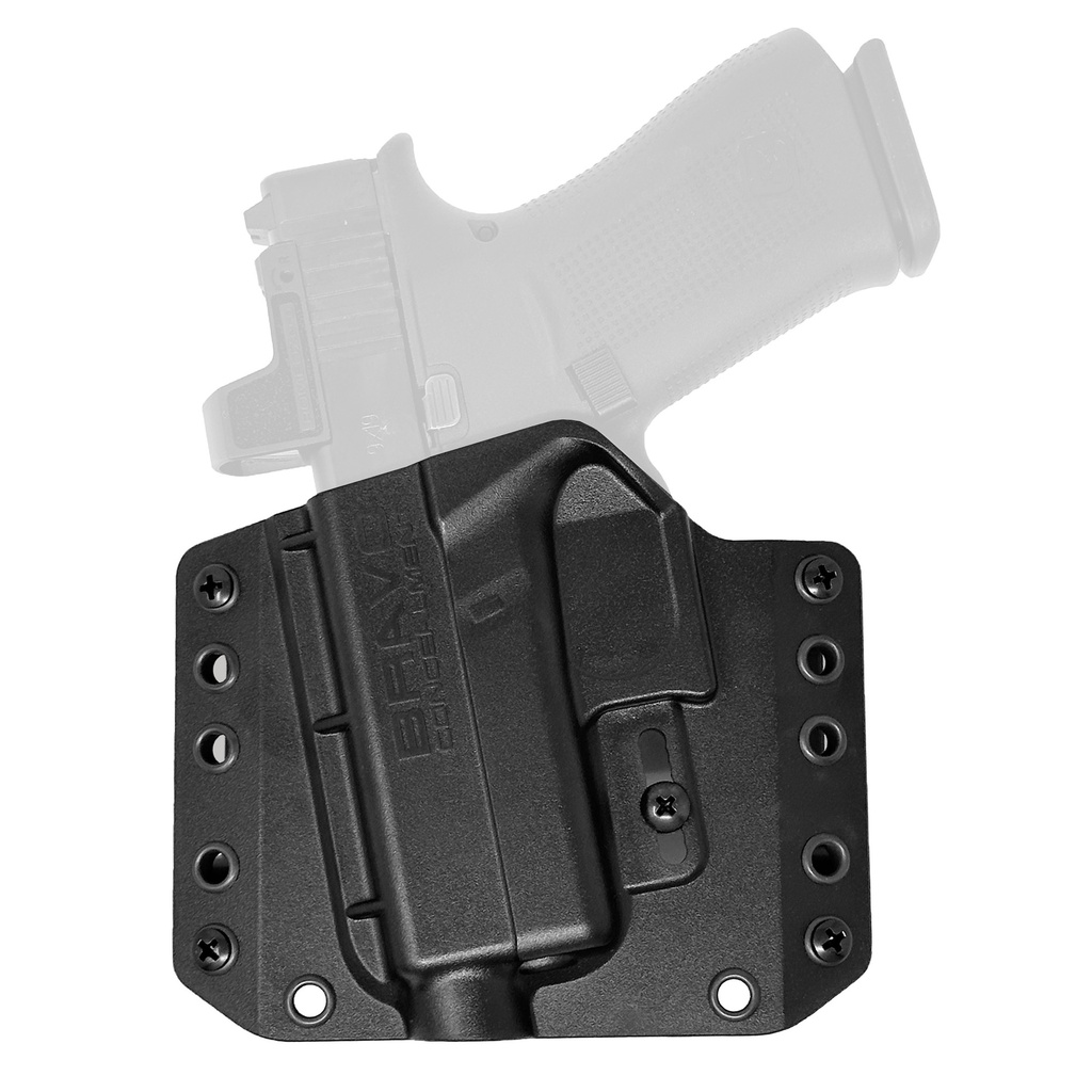 BRAVO BCA FOR GLOCK 43X MOS OWB BLACK LH