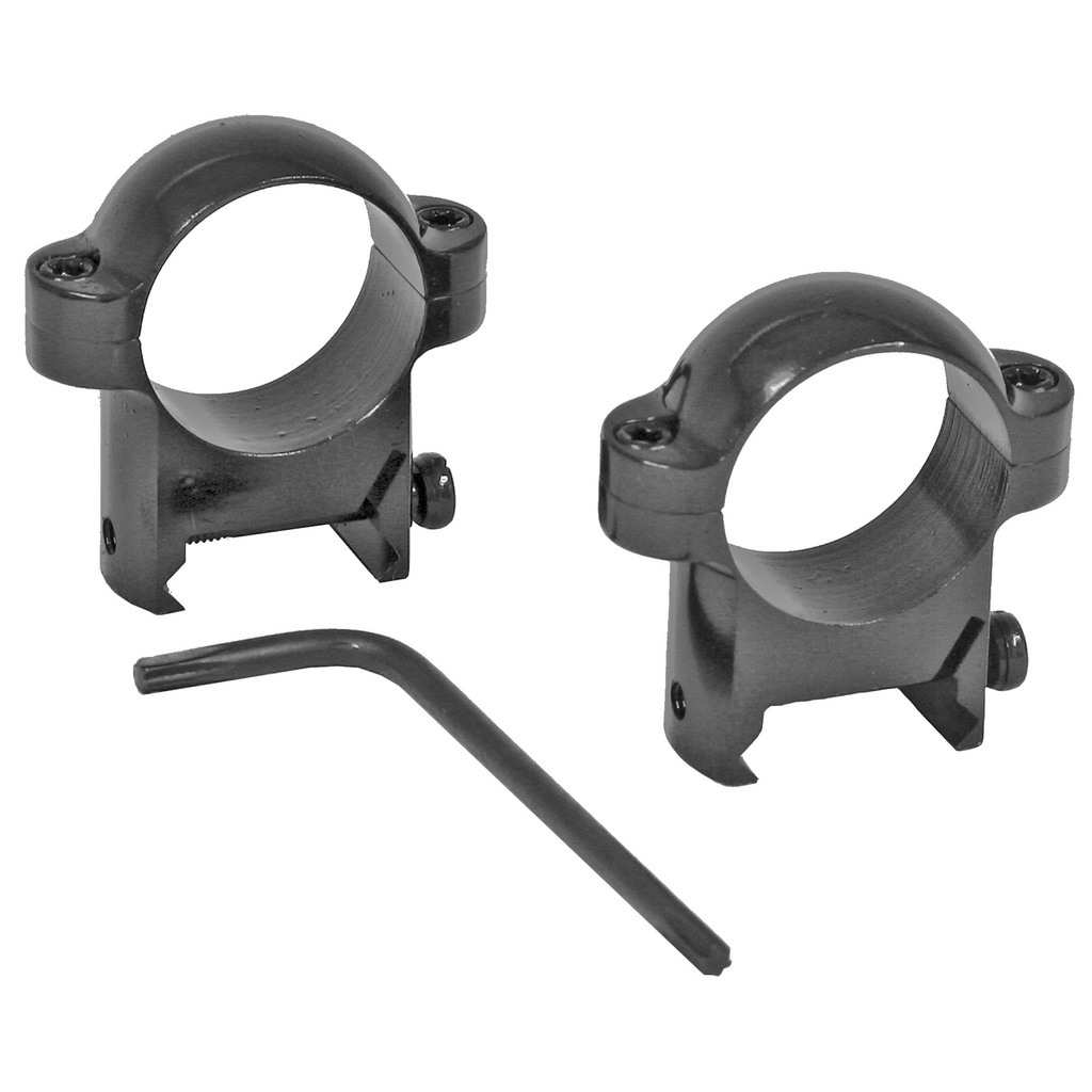 BURRIS MED 1" ZEE RINGS BLACK