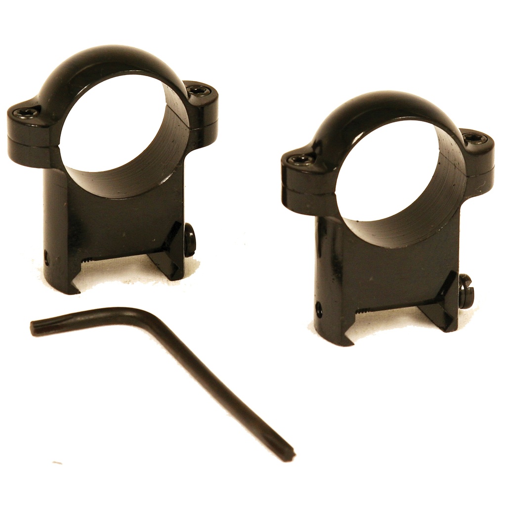 BURRIS HIGH 1" ZEE RINGS BLACK