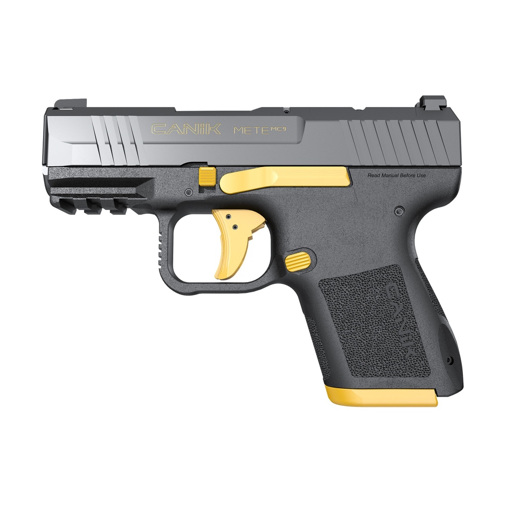 CANIK METE MC9 9MM 3.18" 15 BLACK/GOLD