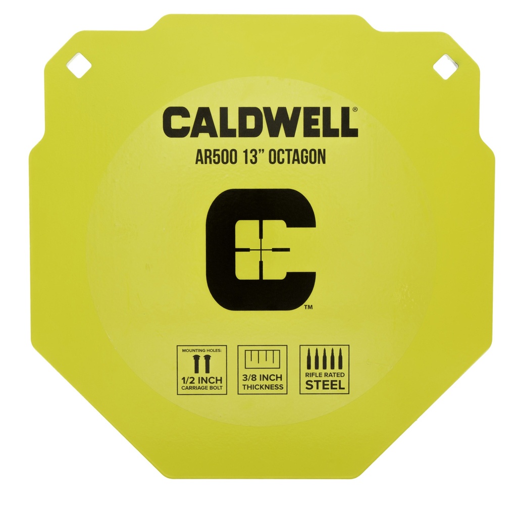 CALDWELL AR500 13" OCTAGON