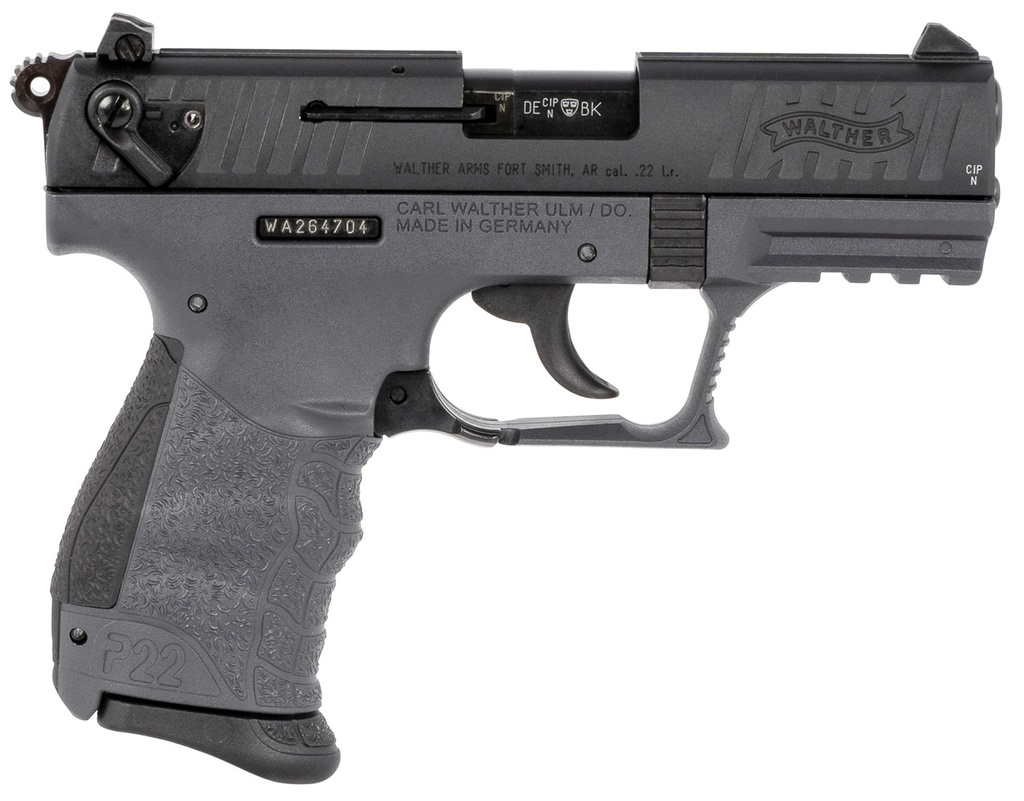 Walther Arms P22Q 22LR 10+1 3.4" TUNGSTEN #