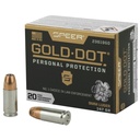 Speer Ammunition SPR GOLD DOT 9MM 147GR HP 20/200