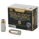 Speer Ammunition SPR GOLD DOT 45ACP 230G HP SB 20/200