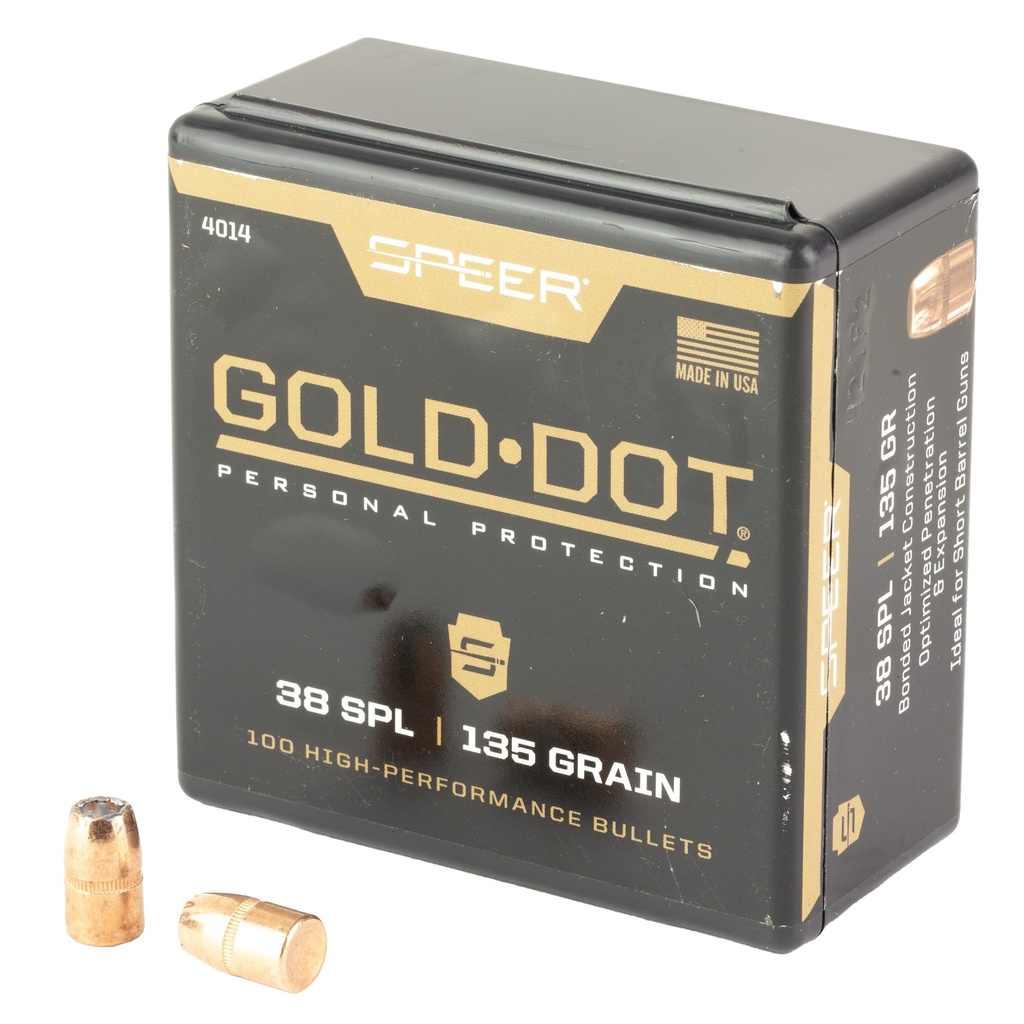 Speer Ammunition SPR GOLD DOT .357 135GR HP SB 100CT