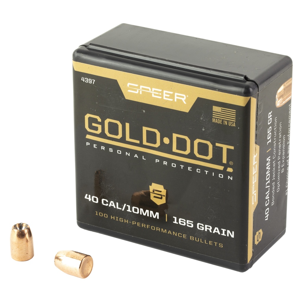 Speer Ammunition SPR GOLD DOT .400 165GR HP 100CT