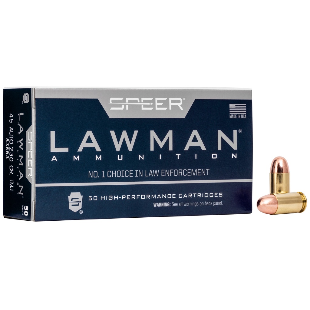 Speer Ammunition SPR LAWMAN 45ACP 230GR TMJ 50/1000