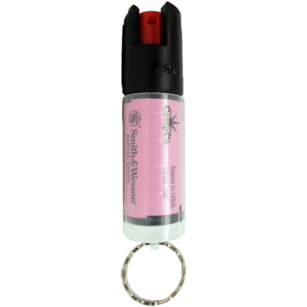 Caliber Gourmet CBG S&W PEPPER SPRAY .5OZ KEYCHN PNK