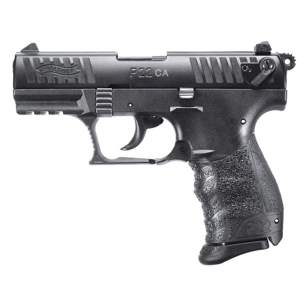 Walther Arms P22 22LR BLACK 10+1 3.4" CA