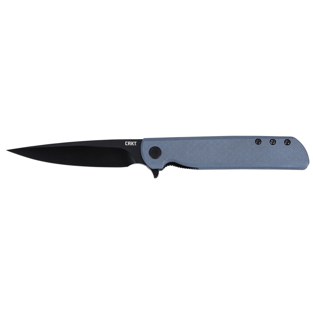 Columbia River Knife & Tool CRKT LCK+ PLAIN EDGE 3.38" GRY/BLK