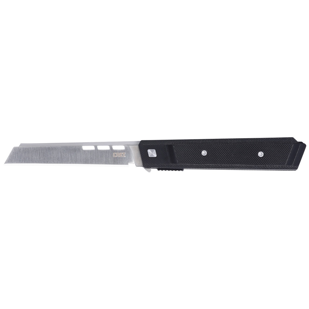CRKT ZEPHYR 3.22" PLAIN EDGE BLACK