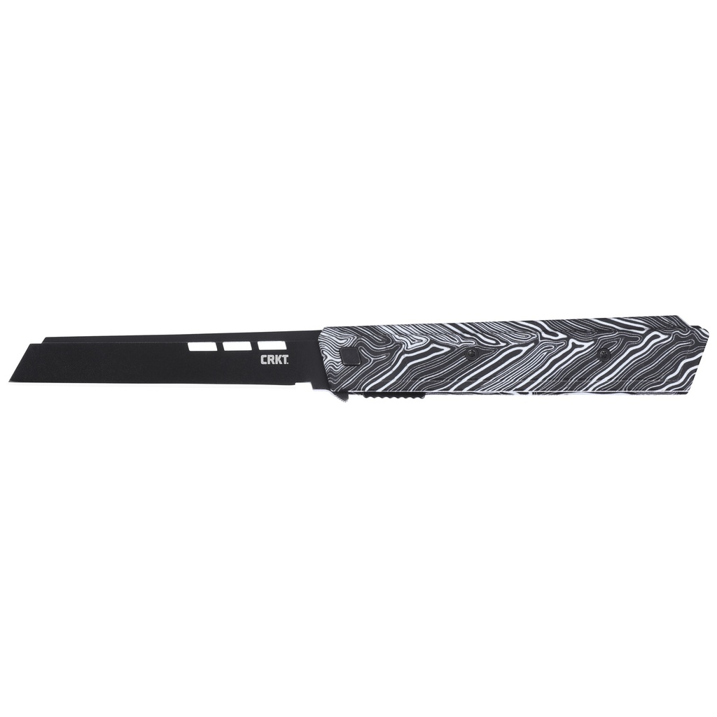 Columbia River Knife & Tool CRKT ZEPHYR 3.22" PLAIN EDGE WHITE/BLACK