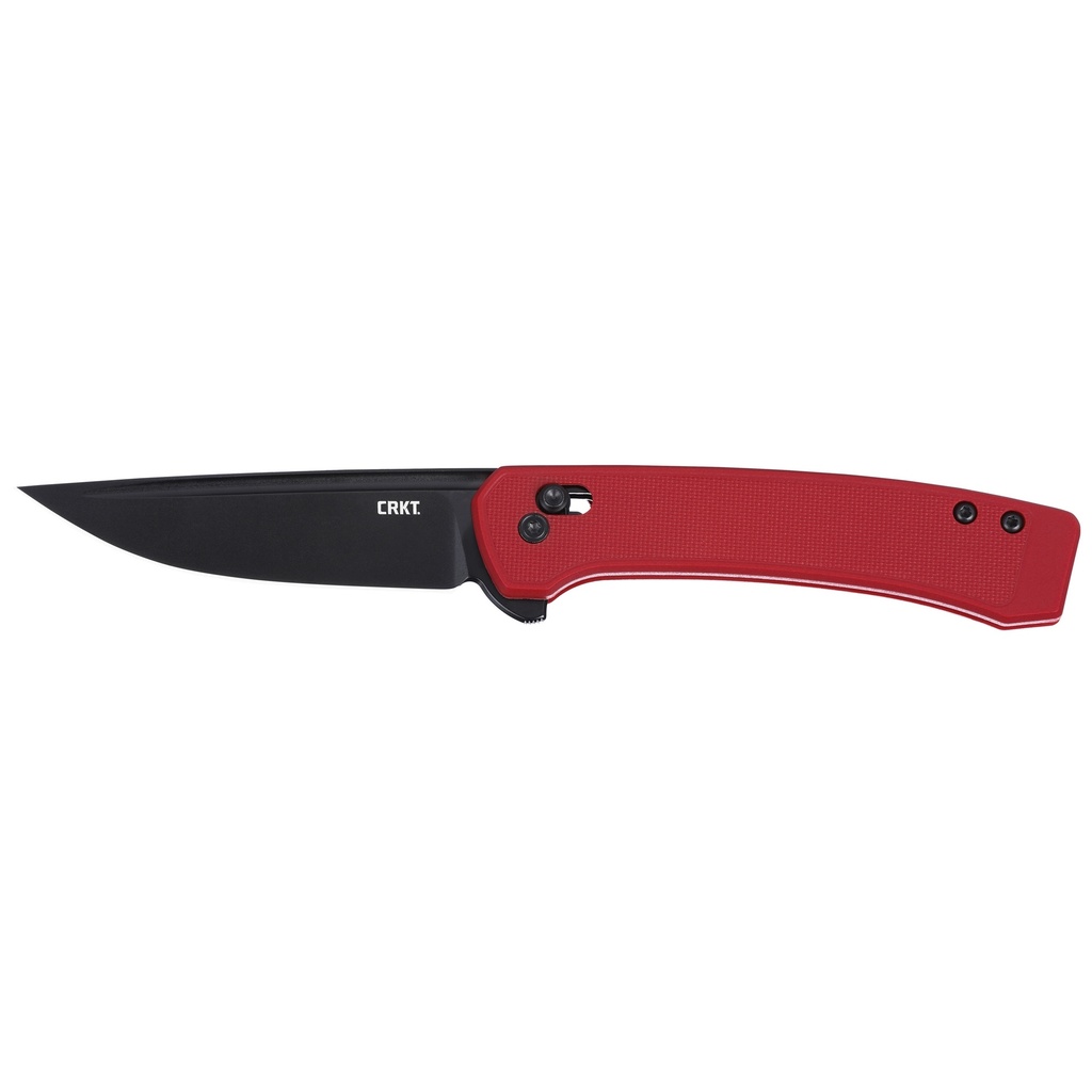 Columbia River Knife & Tool CRKT Q COMPACT 3.05" PLAIN EDGE RED