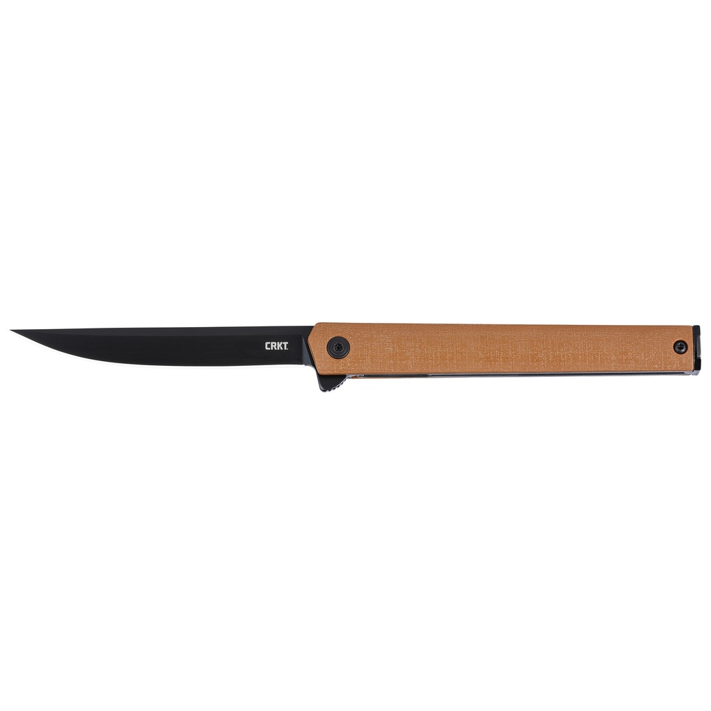 Columbia River Knife & Tool CRKT CEO FLIPPER DESERT 3.35" TAN
