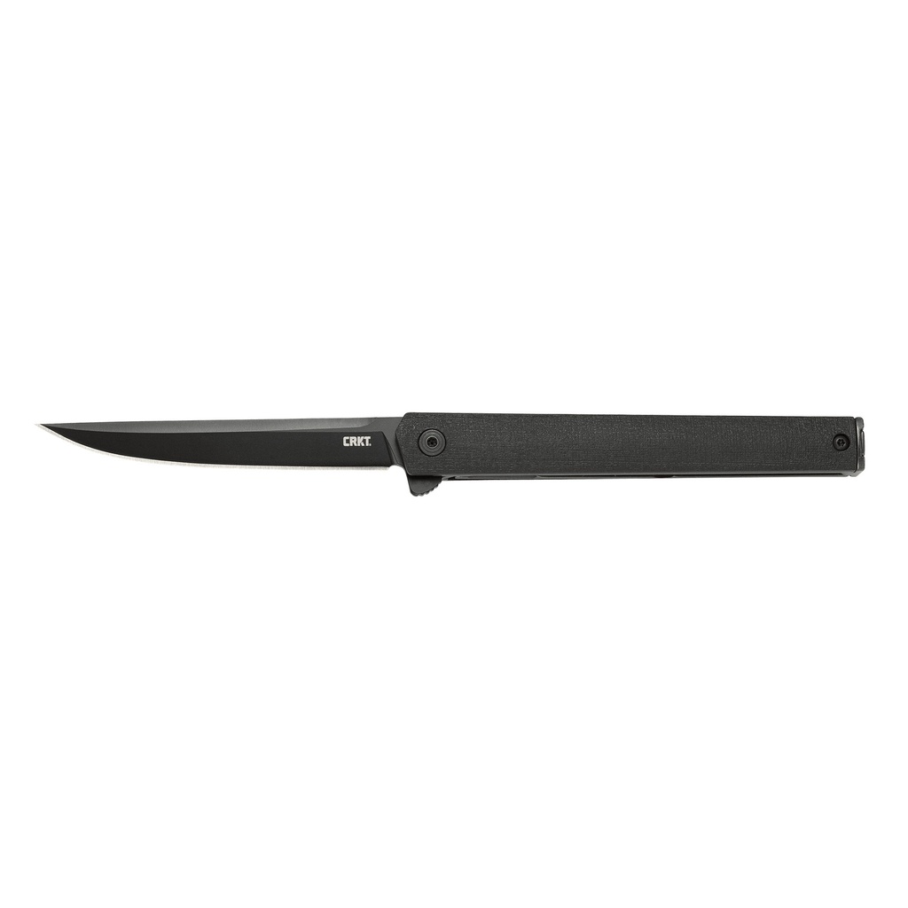 Columbia River Knife & Tool CEO FLIPPER BLACKOUT 3.35" PLN EDGE