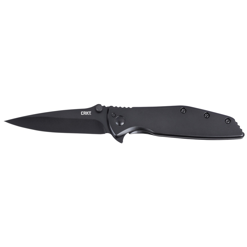 Columbia River Knife & Tool CRKT SLAG 2.95" PLAIN EDGE BLACK
