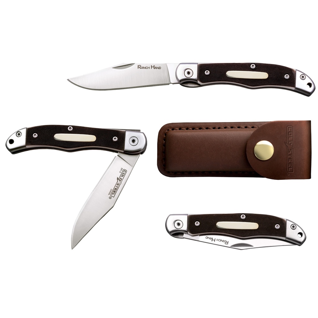 COLD STEEL RANCH HAND 3" BONE/SLV