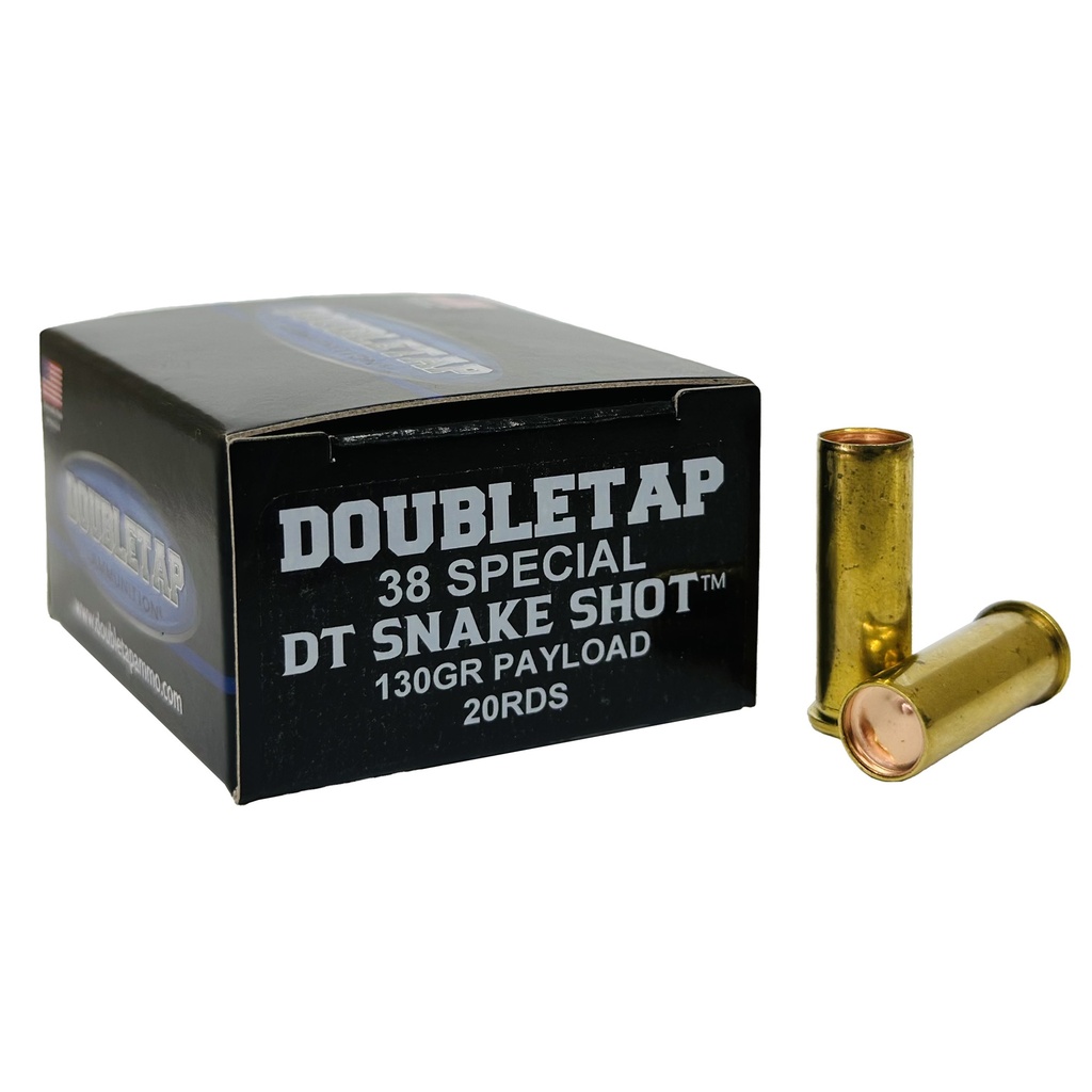 DoubleTap Ammunition DBLTAP SNAKESHOT 38SPL 130GR 20/1000