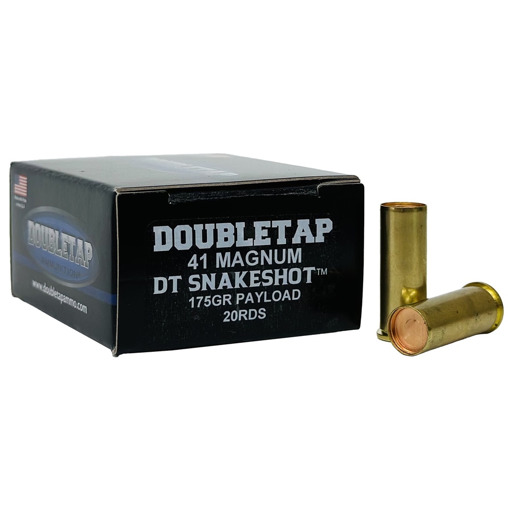 DoubleTap Ammunition DBLTAP SNAKESHOT 41MAG 175GR 20/1000
