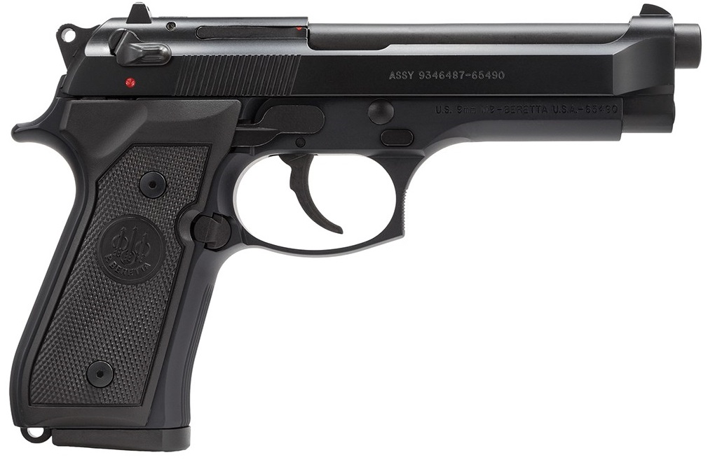 Beretta 92 M-9 9MM BL/SY 4.9" 10+1 CA