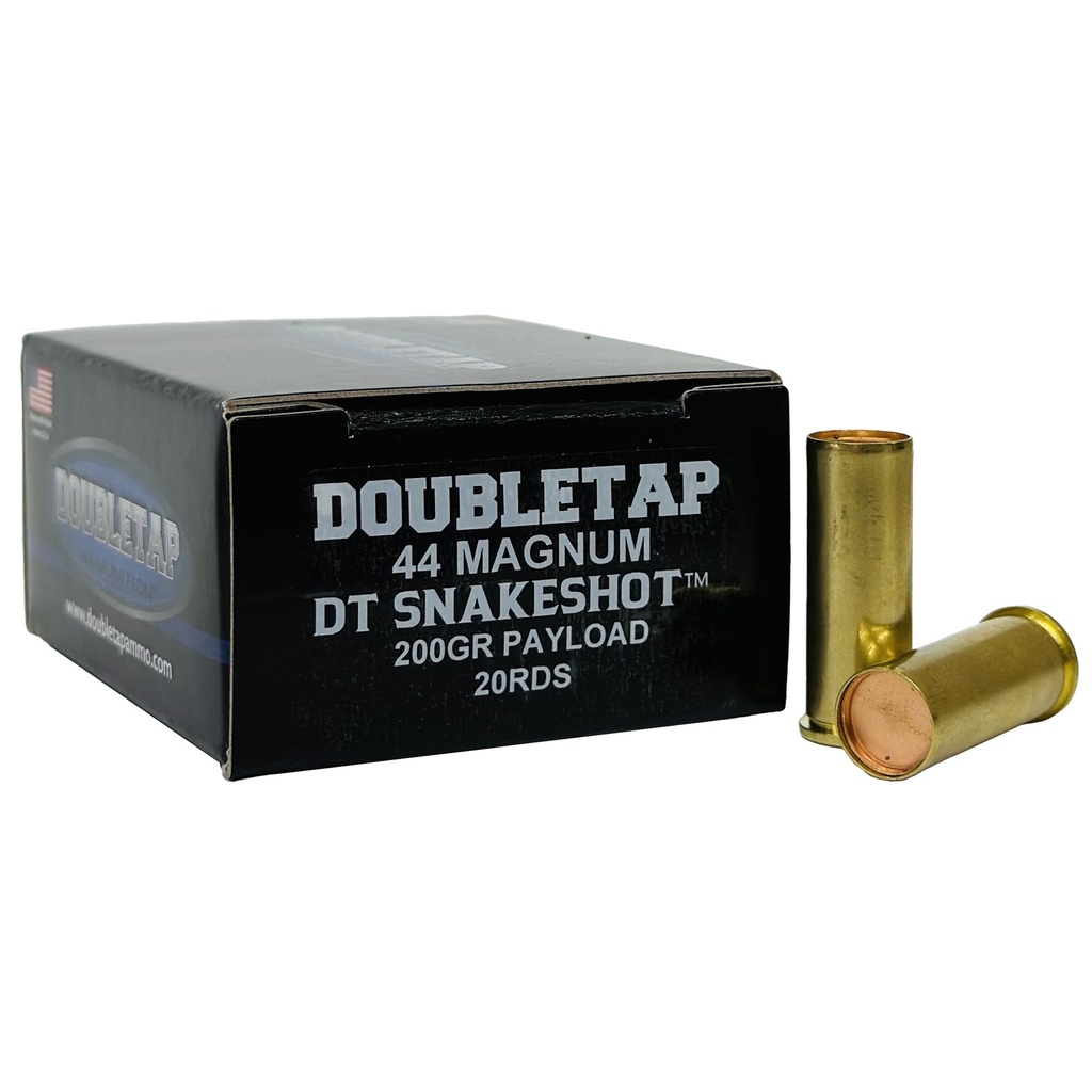DoubleTap Ammunition DBLTAP SNAKESHOT 44MAG 200GR 20/1000