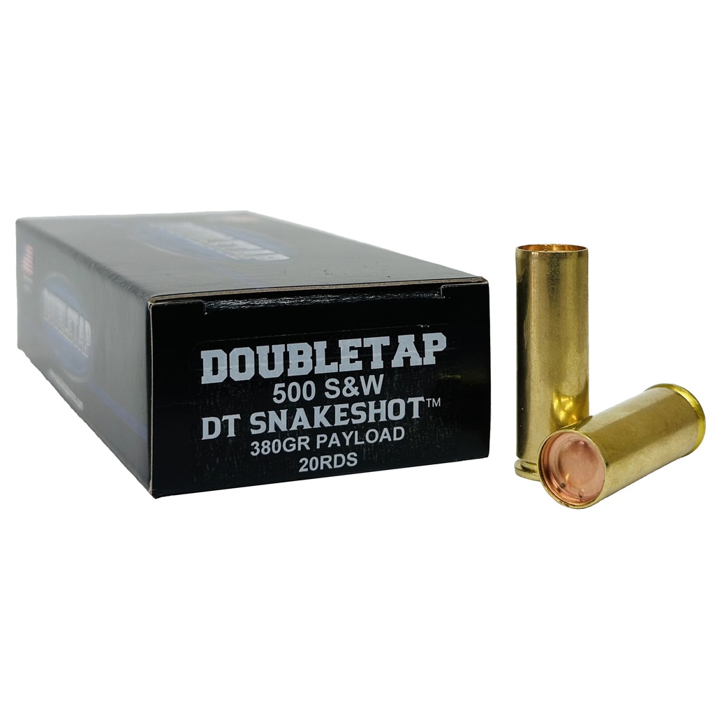 DoubleTap Ammunition DBLTAP SNAKESHOT 500S&W 380GR 20/500