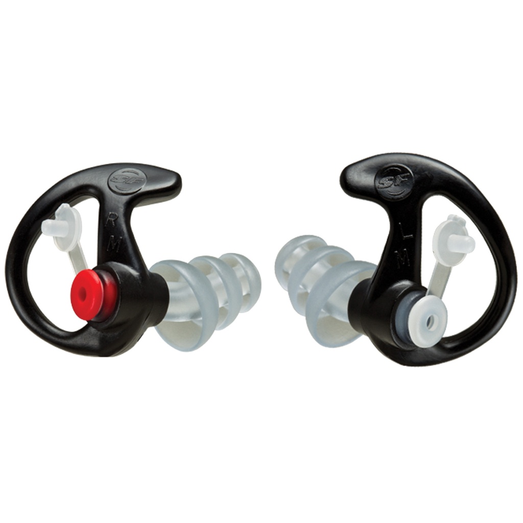 SUREFIRE SONIC DFNDR+ MD BLACK 1 PAIR