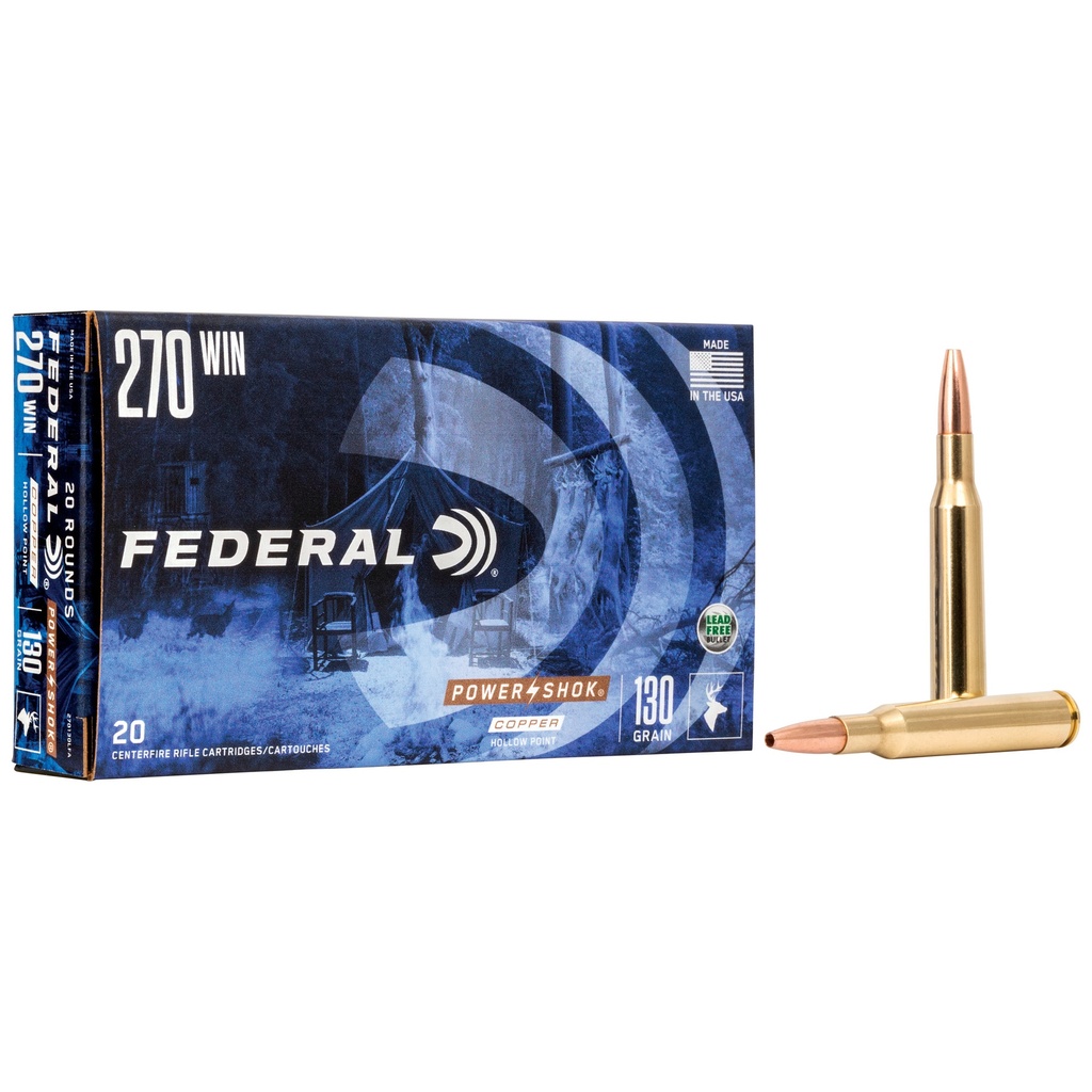Federal FED PWRSHK 270WIN 130GR CPR 20/200