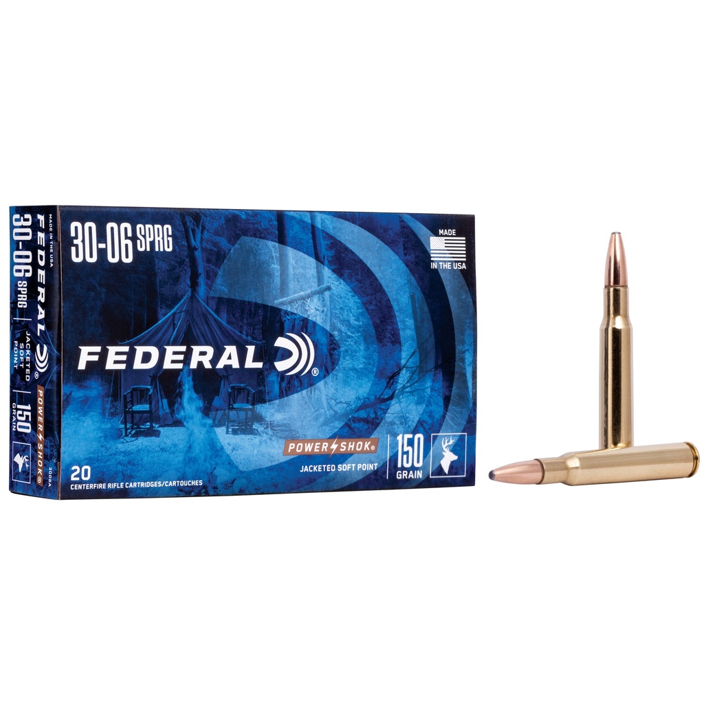 Federal FED PWRSHK 3006 150GR SP 20/200