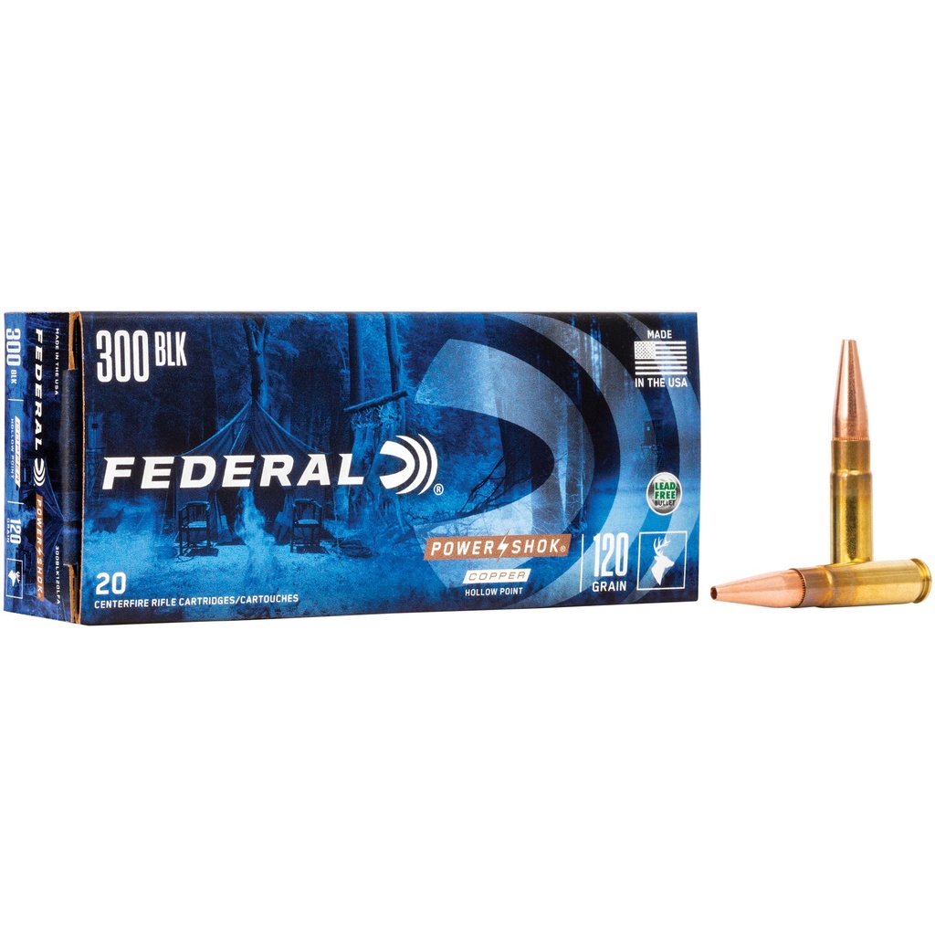 Federal FED 300BLK 120GR  POWER-SHK SP 20