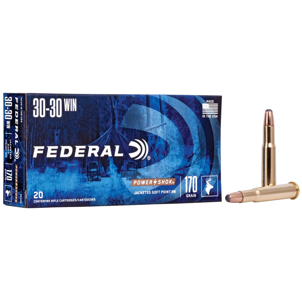 Federal FED PWRSHK 3030WN 170GR SP RN 20/200
