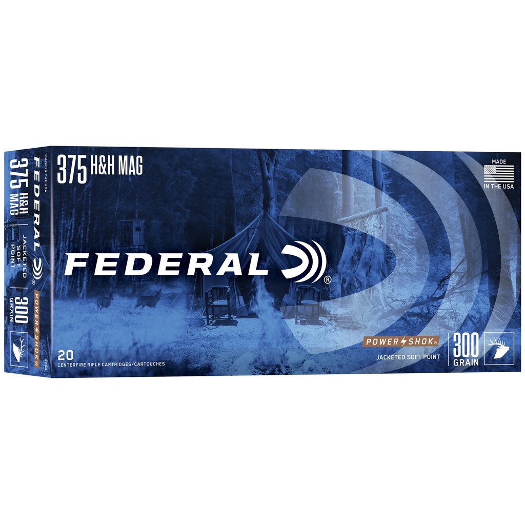 Federal FED PWRSHK 375H&H 300GR SP 20/200
