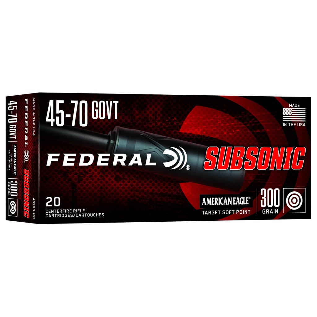 Federal FED SUBSO 45-70GOVT 300GR TSP 20/200