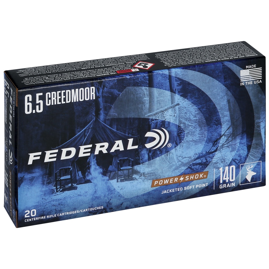 Federal FED PWRSHK 6.5CM 140GR SP 20/200