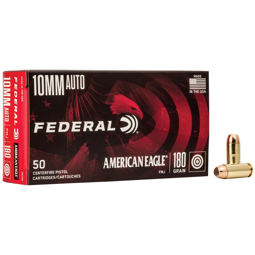 Federal FED AM EAGLE 10MM 180GR FMJ 50/1000