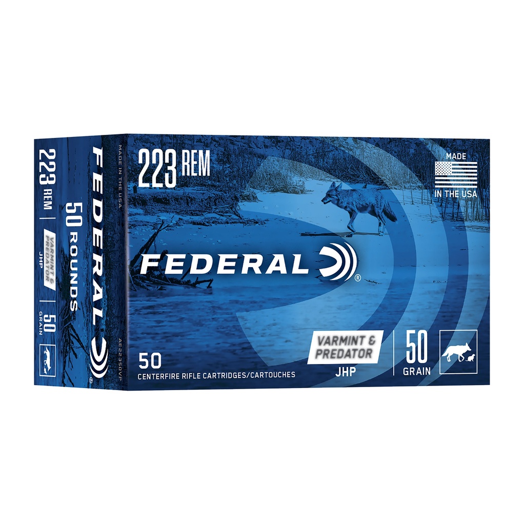 Federal FED AM EAGLE V&P 223REM 50GR 50/250