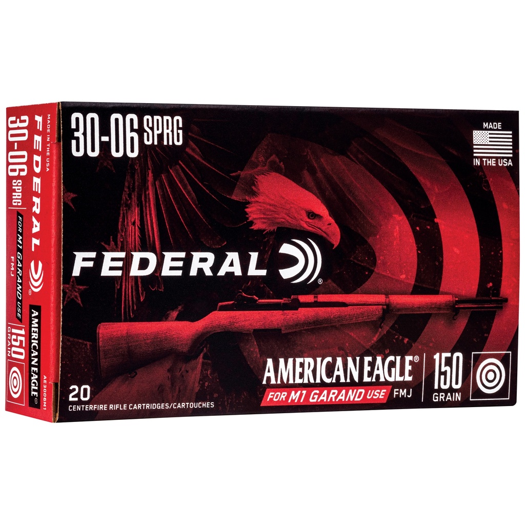 Federal FED AM EAGLE 3006 150GR FMJ M1 20