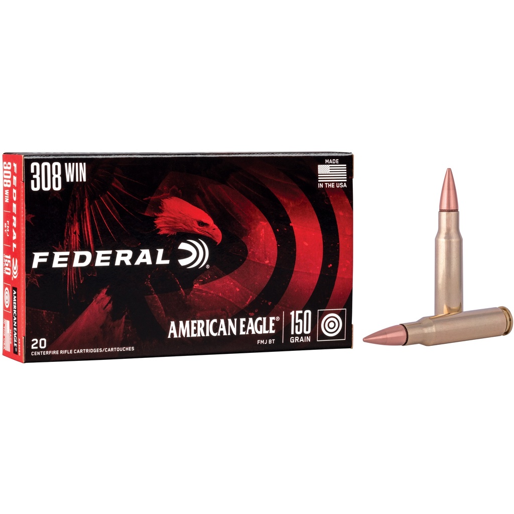 Federal FED AM EAGLE 308 150GR FMJ 20/500