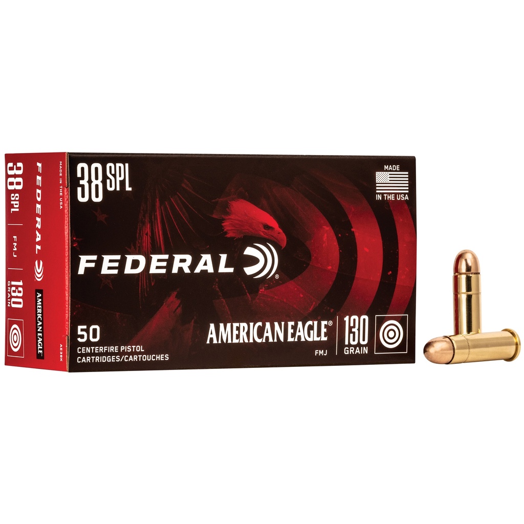Federal FED AM EAGLE 38SPL 130GR FMJ 50/1000