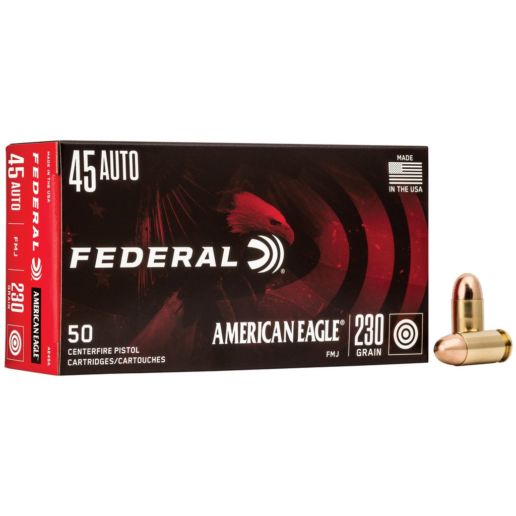 Federal FED AM EAGLE 45ACP 230GR FMJ 50/1000